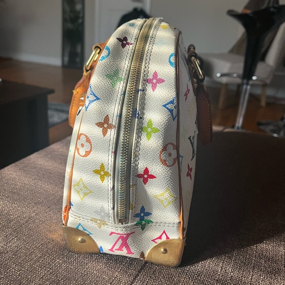 Louis Vuitton Takashi Murakami Multicolor Trouville Satchel - Picture 4 of 16